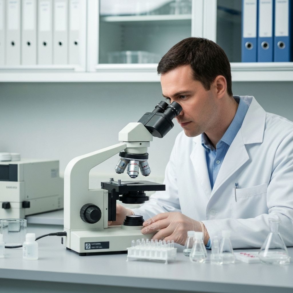 Lab testing background